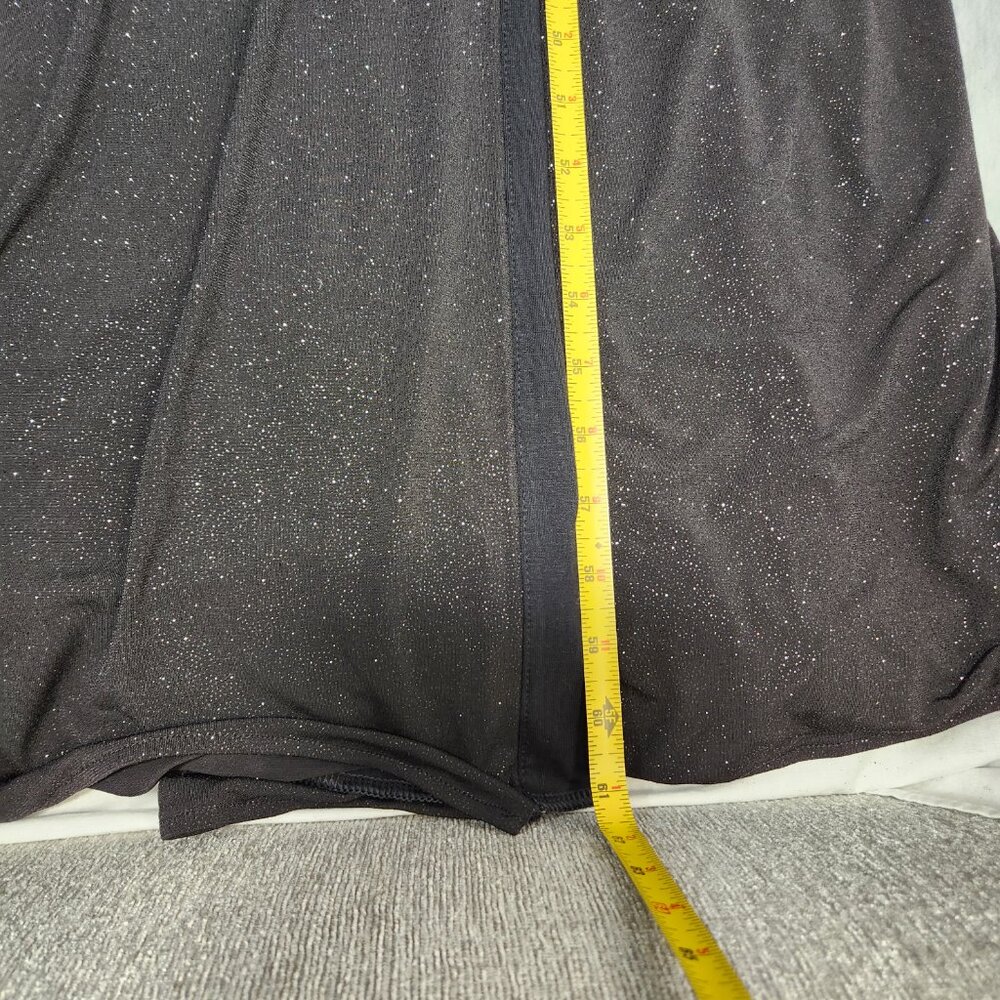 TIFFANY ROSE Maternity Isabella Glitter Black Surplice Dress Size6 USA 14/16. - Picture 14 of 16